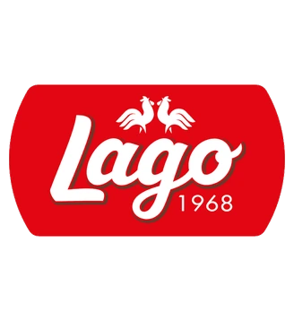 Lago brand mark — biscuits & wafers supplied by Primo Foods